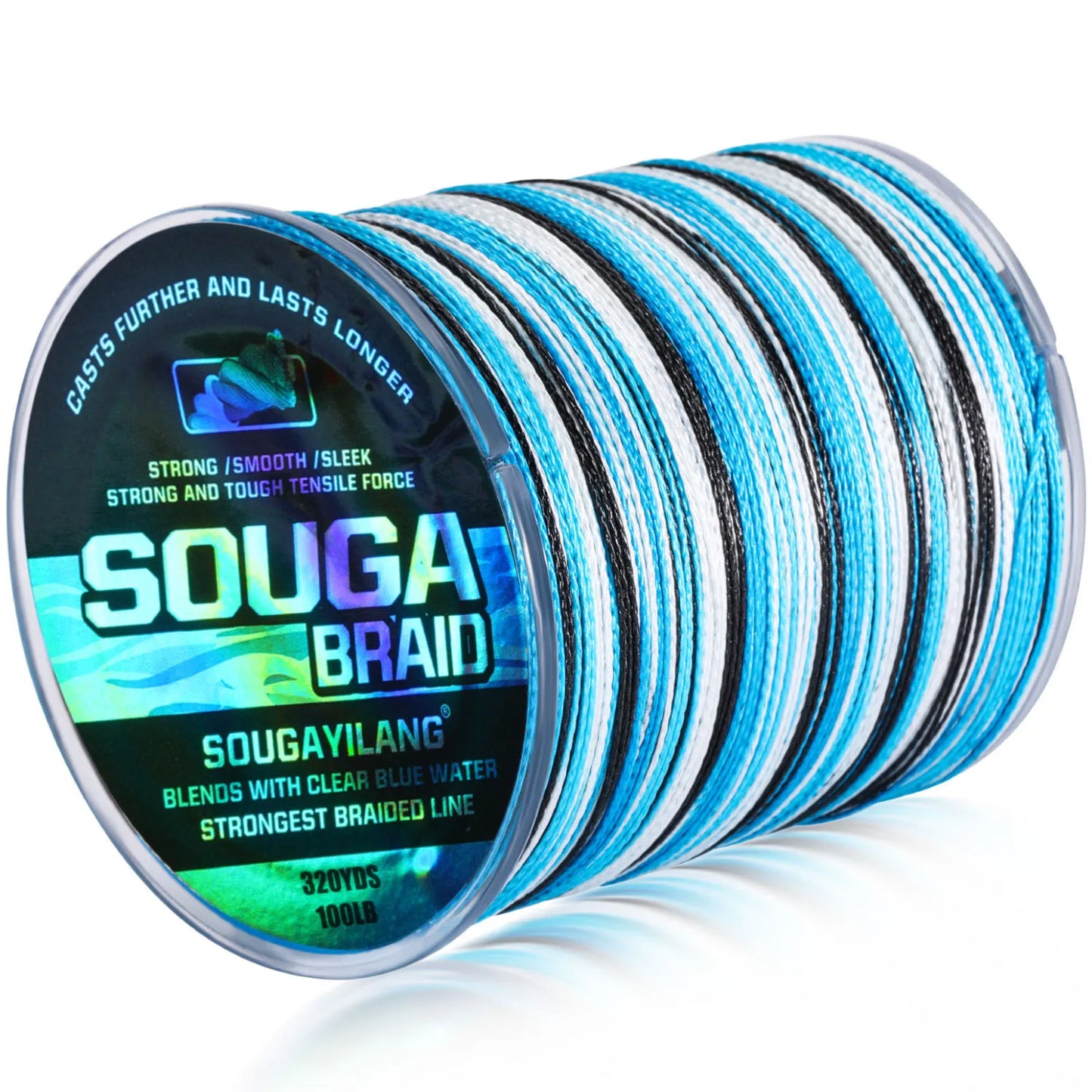 4 Strand Braided Fishing Line 300M Multifilament  Braided Wire Fishing