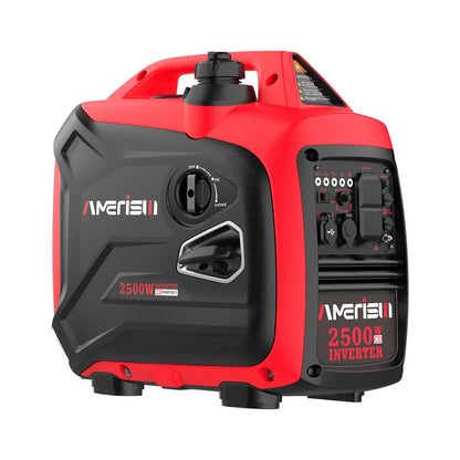 Super Quiet 2500/3800/5000-Watt Gas Powered Portable Inverter Generator with CO Sensor - Ideal for Home Use, Camping, and Outdoo