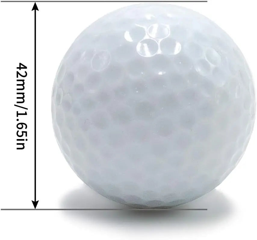Luminous Golf Balls Set - 6/12/18 Piece Illuminated Night Golf Balls Six Colors Randomly Available for Enhanced Visibility