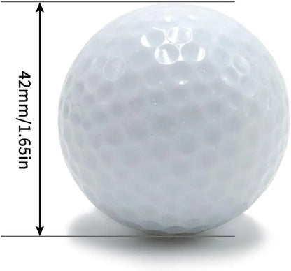 Luminous Golf Balls Set - 6/12/18 Piece Illuminated Night Golf Balls Six Colors Randomly Available for Enhanced Visibility