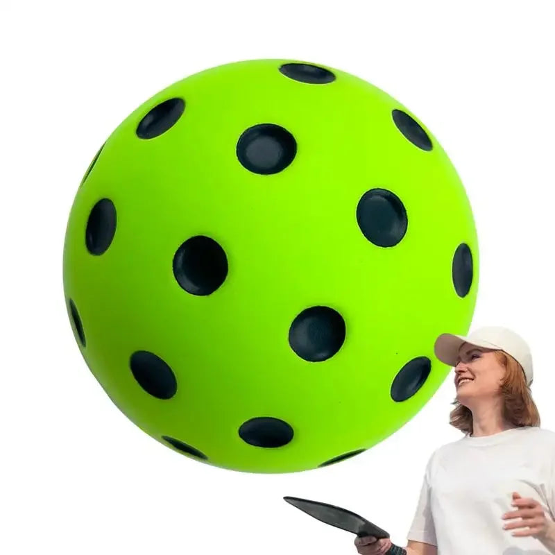 1PC Silent Pickleball practice ball PU foam high bounce resistance