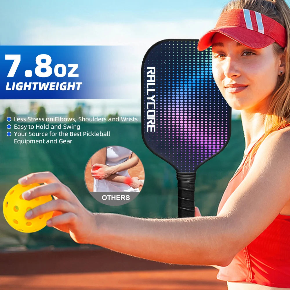 Perfect Pickleball Gift Set | Portable 2-Paddle Kit with 4 Balls & Carry Bag - Ideal for Travel, Men & Women Players