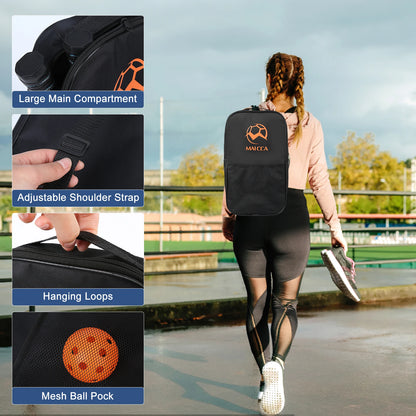 Pickleball Paddles Set Rackets Portable Racket Cover Carrying Bag Gift Kit USAPA Approved, Honeycomb Core 4 Balls