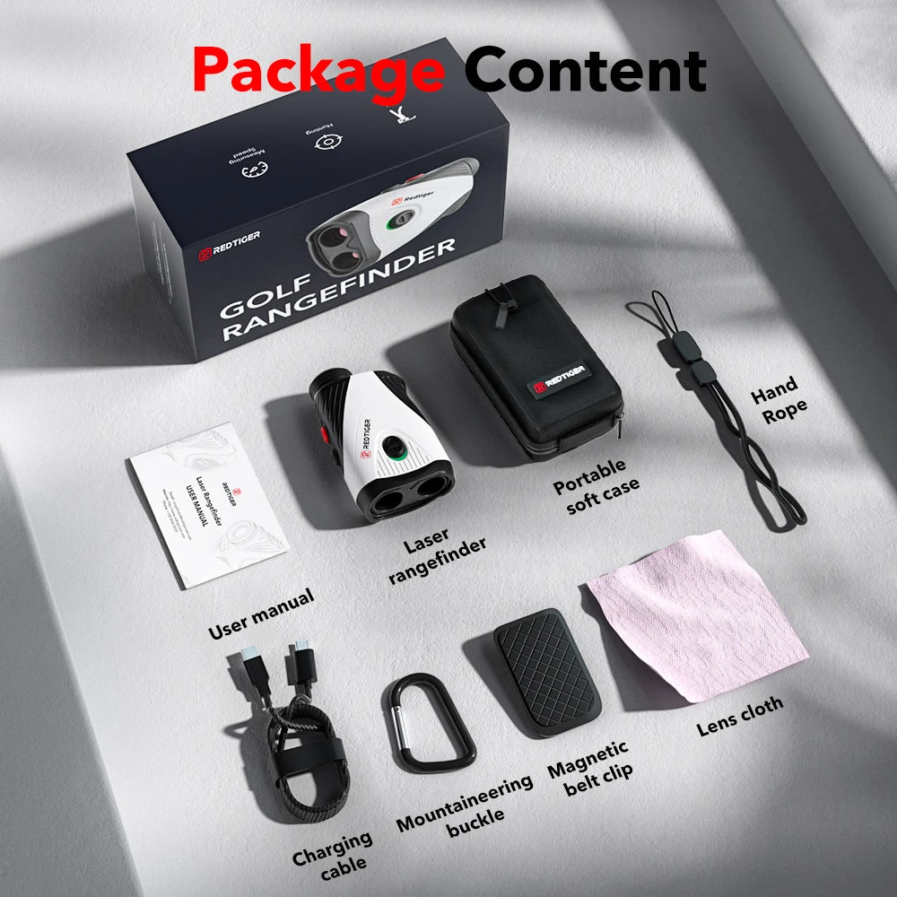 Golf Rangefinder with Slope1000M 1200 Yards Laser Range Finder 7X Magnification Rechargeable