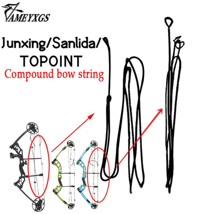 Compound Bow String Archery Replaceable String  M125 M109E KAIMEI Pulley Bow Hunting Shooting Bowstring