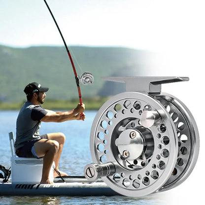 Fly Fishing Reel Saltwater Fishing Reel Fishing Gear Aluminum Alloy Reel For Freshwater Lake Stream Pond Fishing Fly Fishing