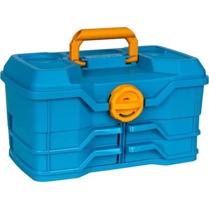 Medium Fishing Tackle Box with 4 Pivot Trays and 23 Compartments