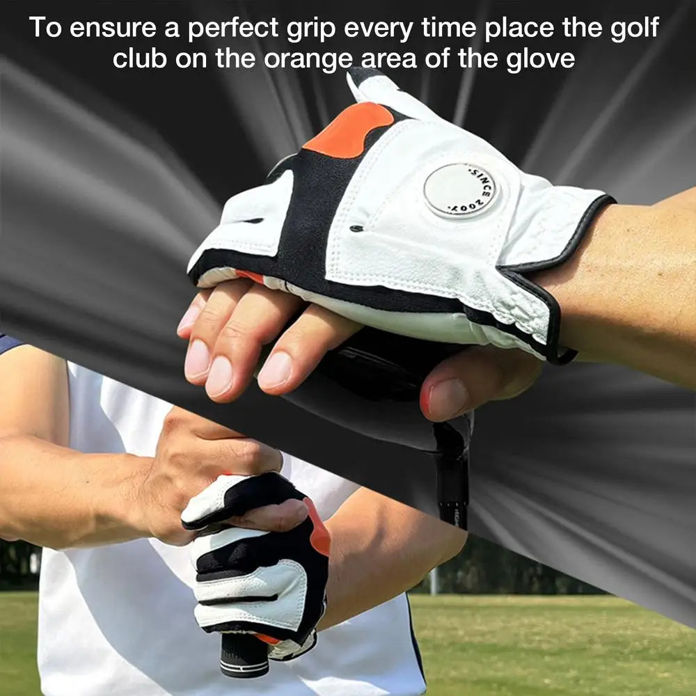 Left Hand Golf Gloves Grip Trainer Reduce Golf Hook Ball Corrector Gloves