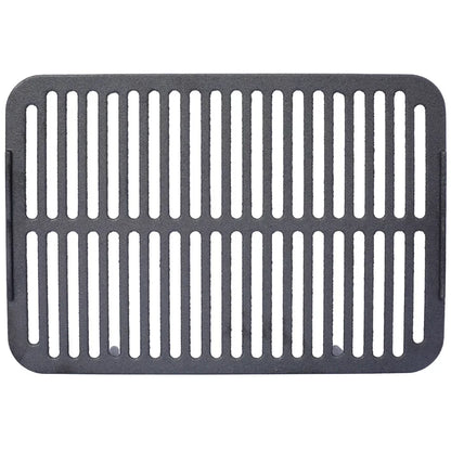 Oval Cast Iron Portable Charcoal Grill and Tabletop Cast Iron Skillet