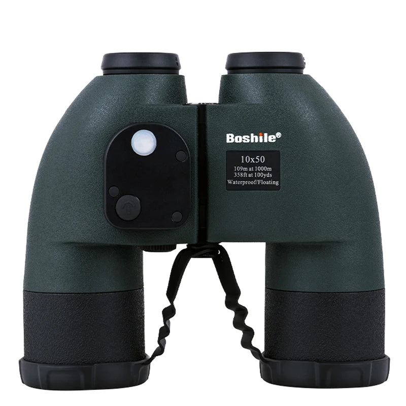 Nautical Binoculars  10x50 Rangefinder Compass Telescope High Powered Nitrogen Waterproof