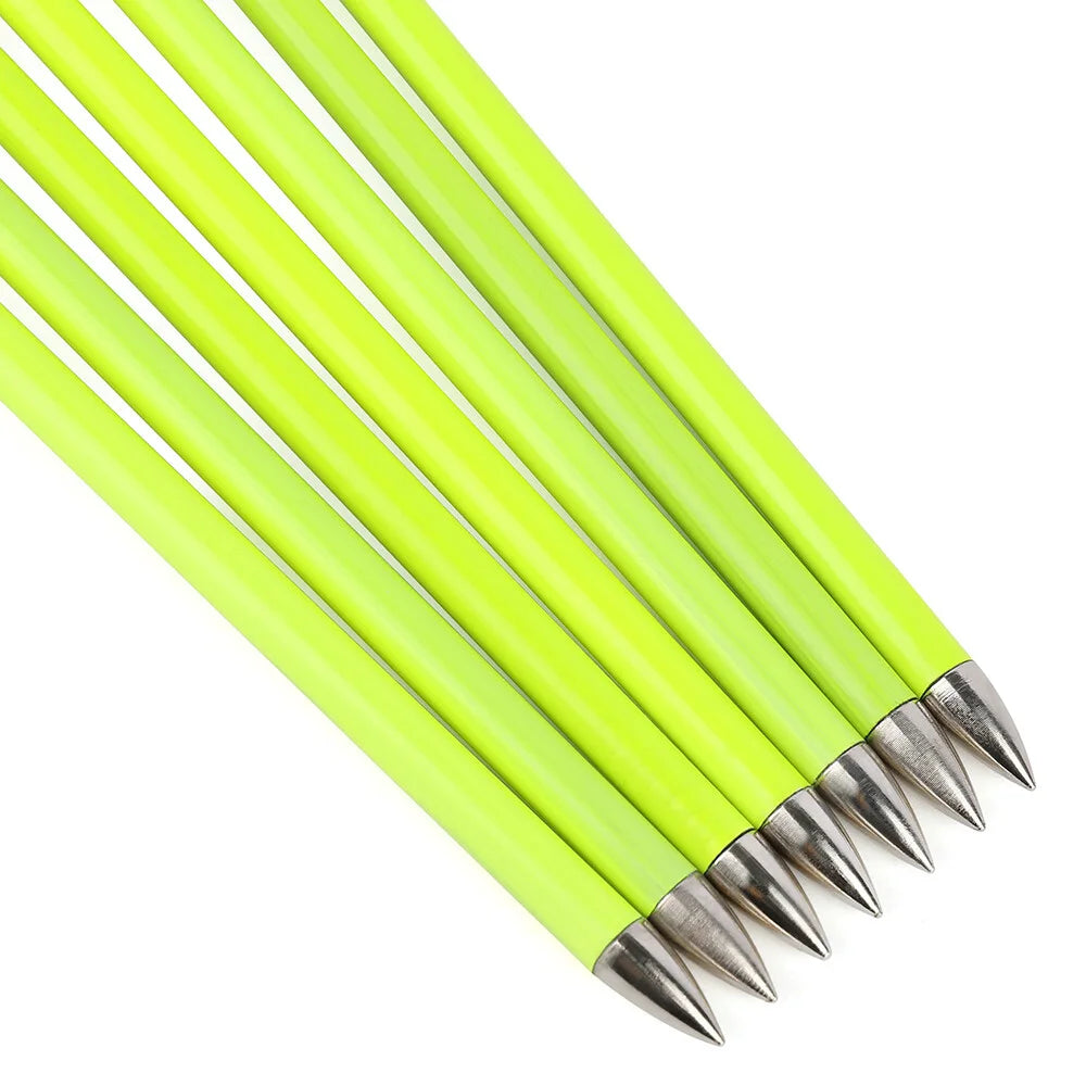 Mixed Carbon Arrows 12pcs 30/31 Inch Spine1500 ID4.2mm with 2 Inch Vanes