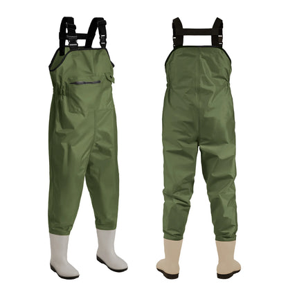 Chest Waders for Kids Waterproof Youth Waders for Hunting Fishing Waders with Boots for Children