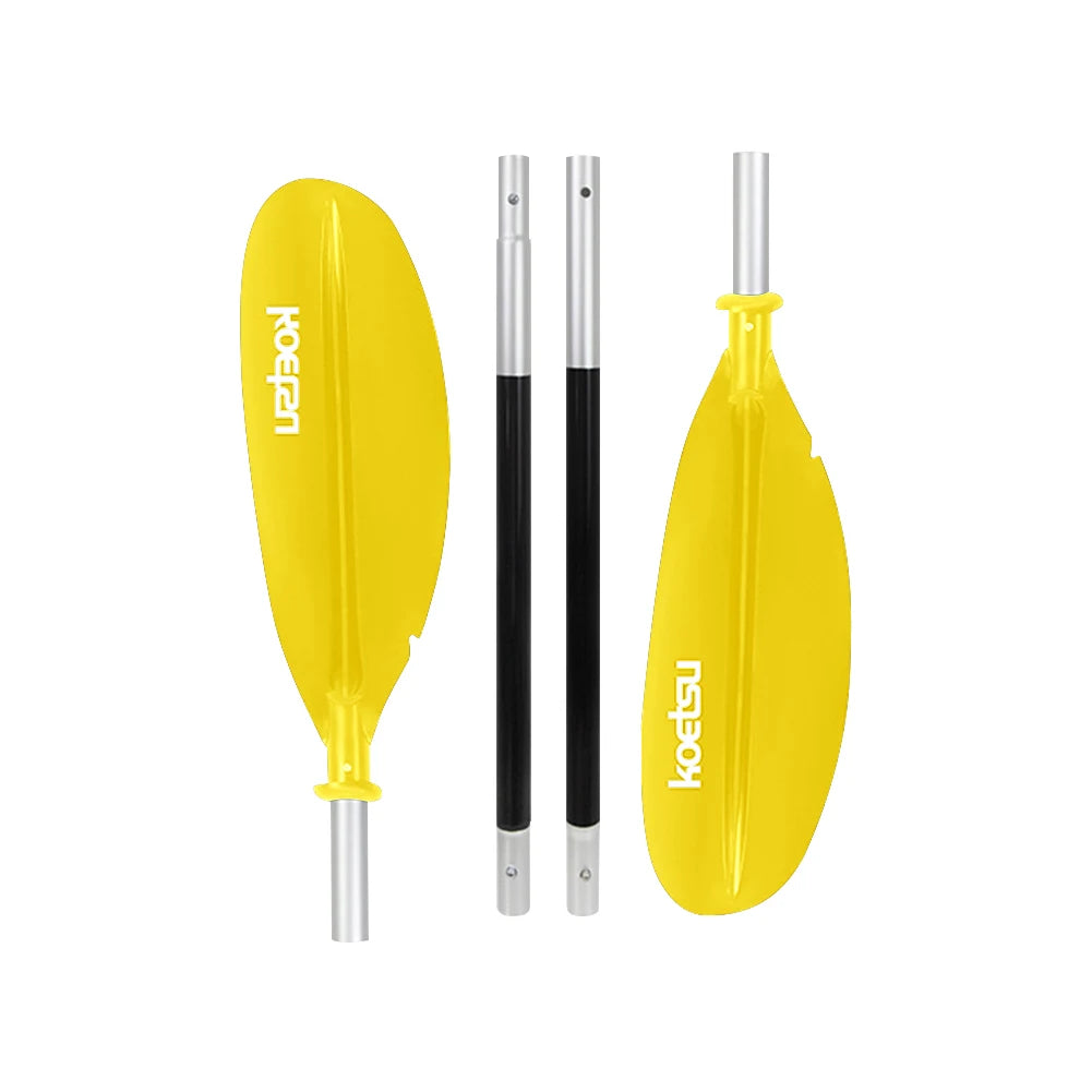 4-Piece Two Way Paddle Adjustable Floating Kayak Paddle Aluminium Alloy Stand Up Paddleboard Paddles