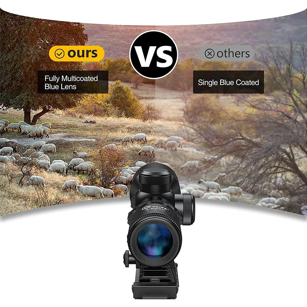 3-9X40 Hunting Deer Air Rifle Scope Wire Mil Dot Reticle