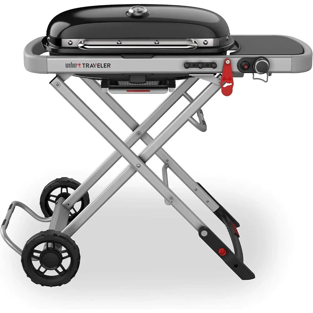 Portable Gas Grill in Black