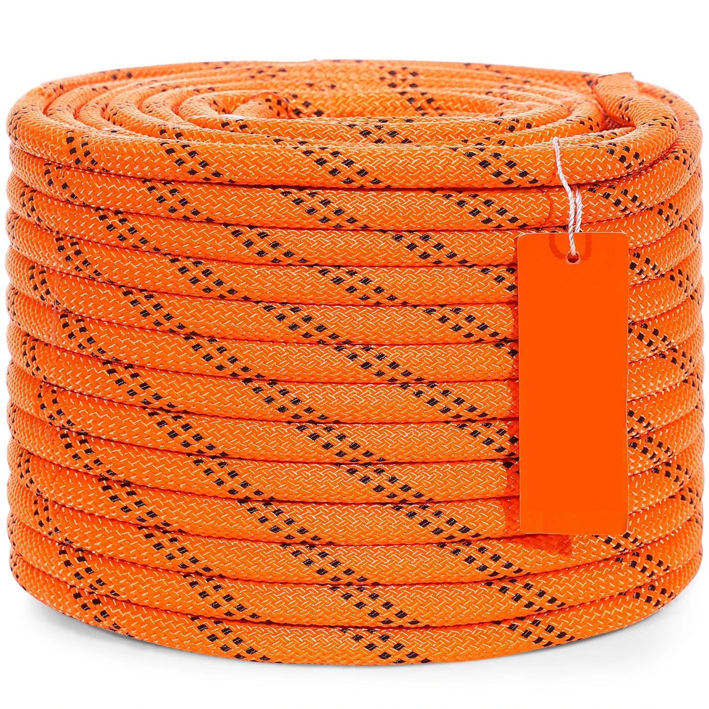 120ft Dual-Weave Polyester Cord 3/8 1/2in 48-Strand Rope