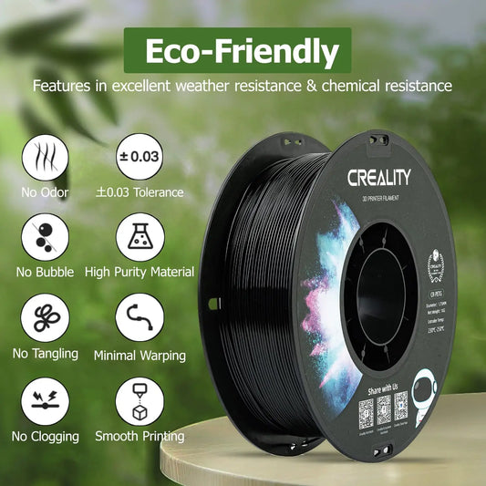 CREALITY PETG Filament 1.75mm 3D Printer Filament 1kg  Neatly Wound Spool