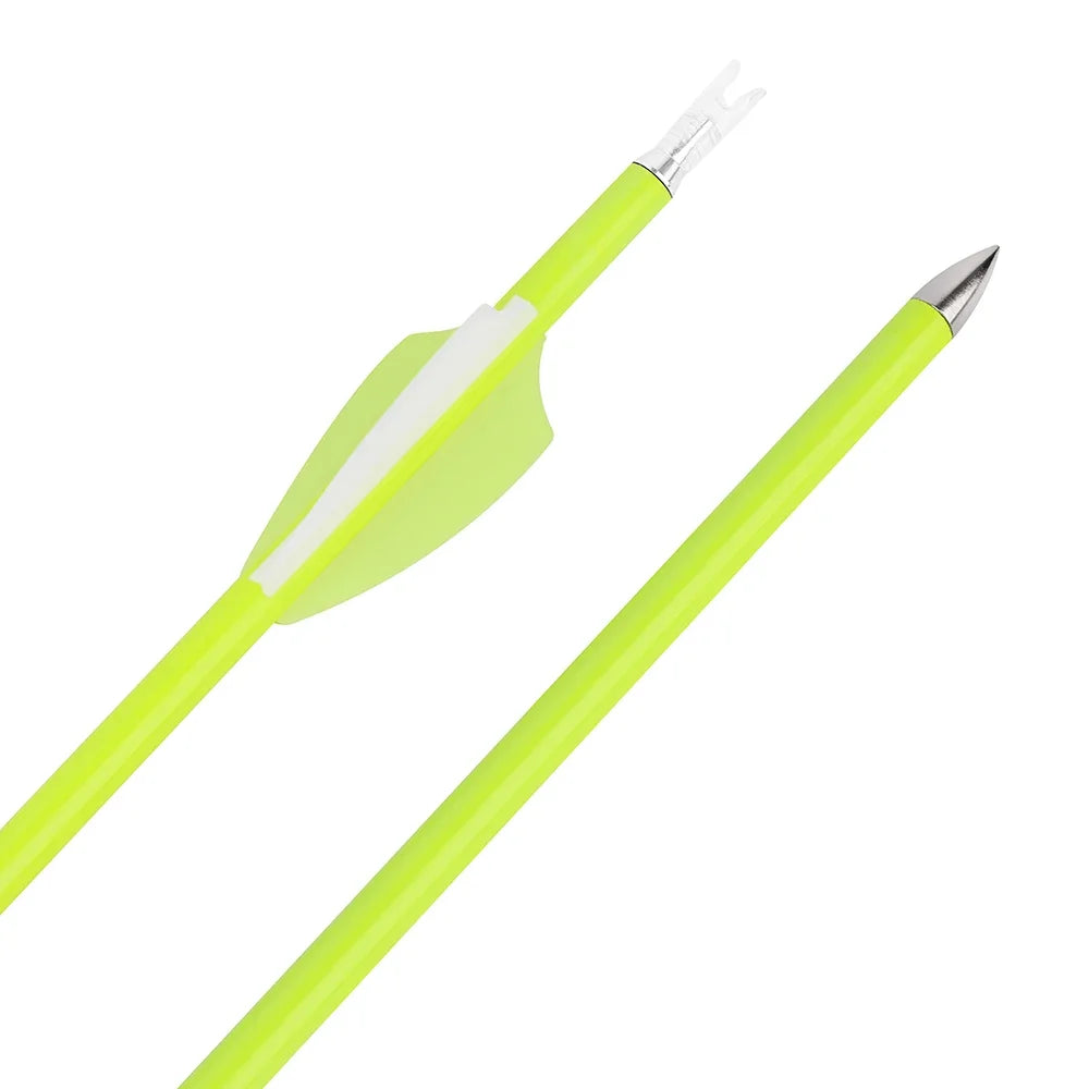 Mixed Carbon Arrows 12pcs 30/31 Inch Spine1500 ID4.2mm with 2 Inch Vanes