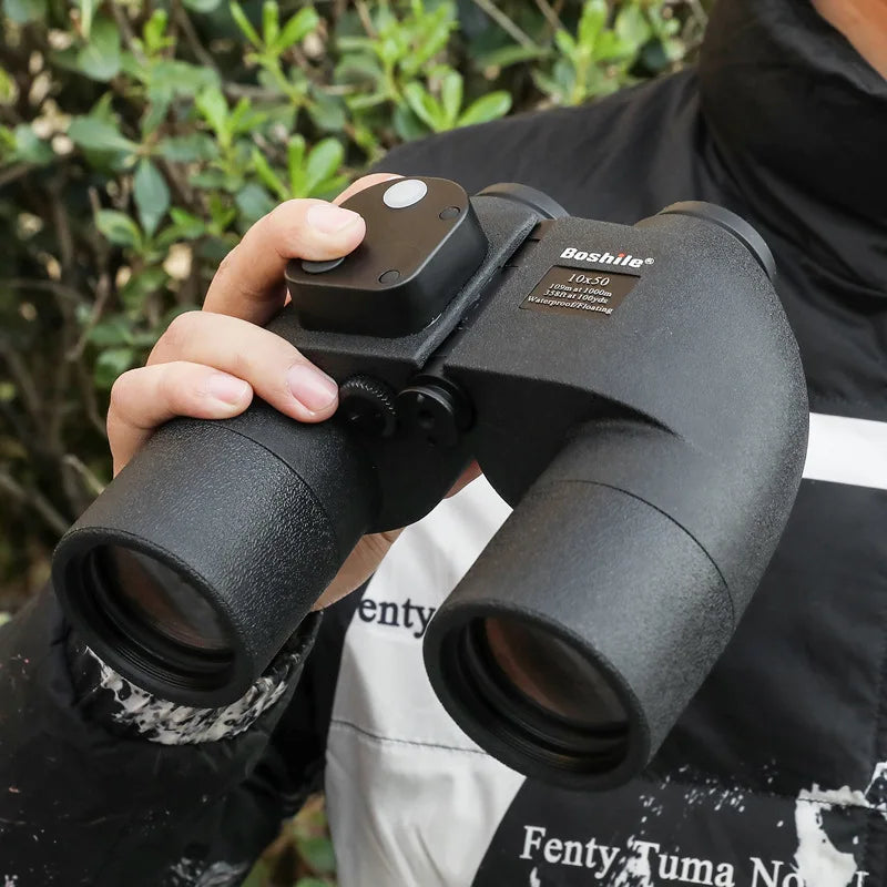 Nautical Binoculars  10x50 Rangefinder Compass Telescope High Powered Nitrogen Waterproof