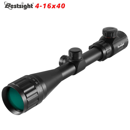 4-16X40 AOE Optics Hunting Riflescope Red&Green Dot Illuminated Sight