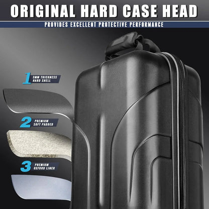 Professional Golf Travel Bags for Airlines with Password Lock - Hard Case