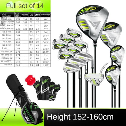 Clubs Set  Junior Right Handed Children Professional Match with Bag