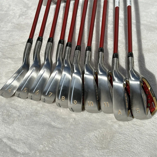 Men's 5-star Full set Golf Clubs Golf Irons 4-11AS(10pcs) R/S/SR Flex Steel/Graphite Shafts with Headcover
