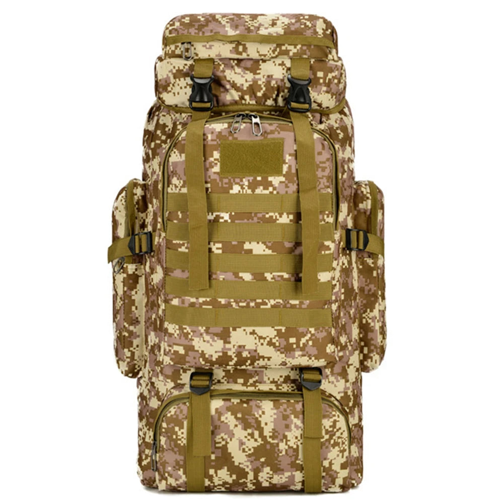 80L Tactical Backpack Outdoor Military Rucksacks