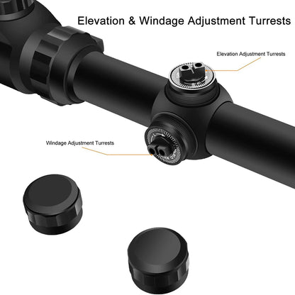 3-9x40 EG Scopes Hunting Sights Red and Green Light Reticle Tactical Optical Scope Hunting Scopes