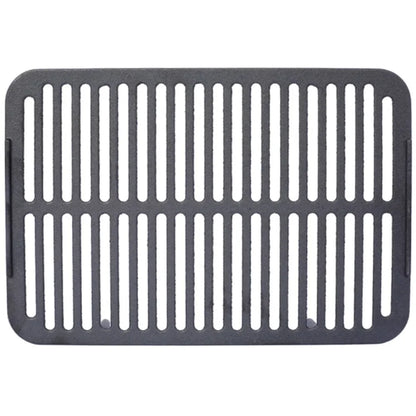 Oval Cast Iron Portable Charcoal Grill and Tabletop Cast Iron Skillet