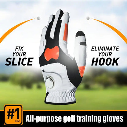 Left Hand Golf Gloves Grip Trainer Reduce Golf Hook Ball Corrector Gloves