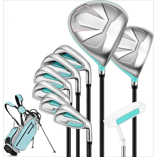 Women's 9/12 Pieces Complete Golf Club Set Thin Face Design 460cc Driver