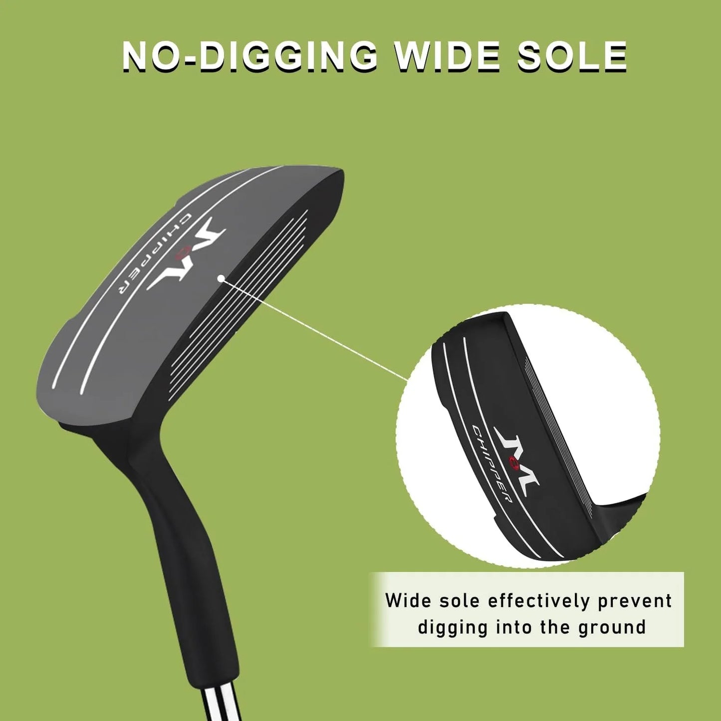 MAZEL Chipper Club Pitching Wedge for Men & Women,36/45 Degree - ,Right Hand