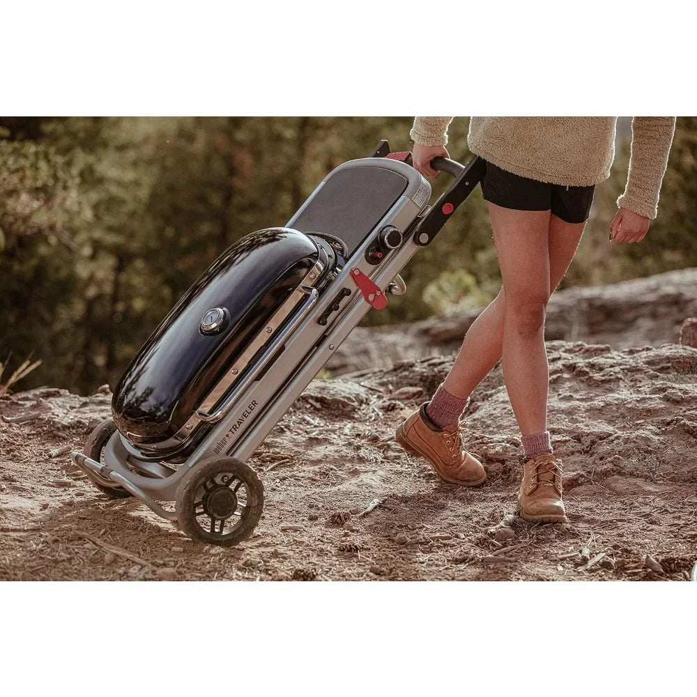 Portable Gas Grill in Black