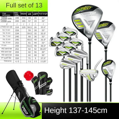 Clubs Set  Junior Right Handed Children Professional Match with Bag