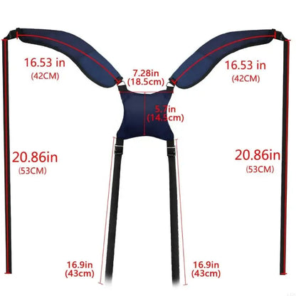 Golf Bag Strap Adjustable Bag Strap Replacement Golf Bag Double Shoulder Strap
