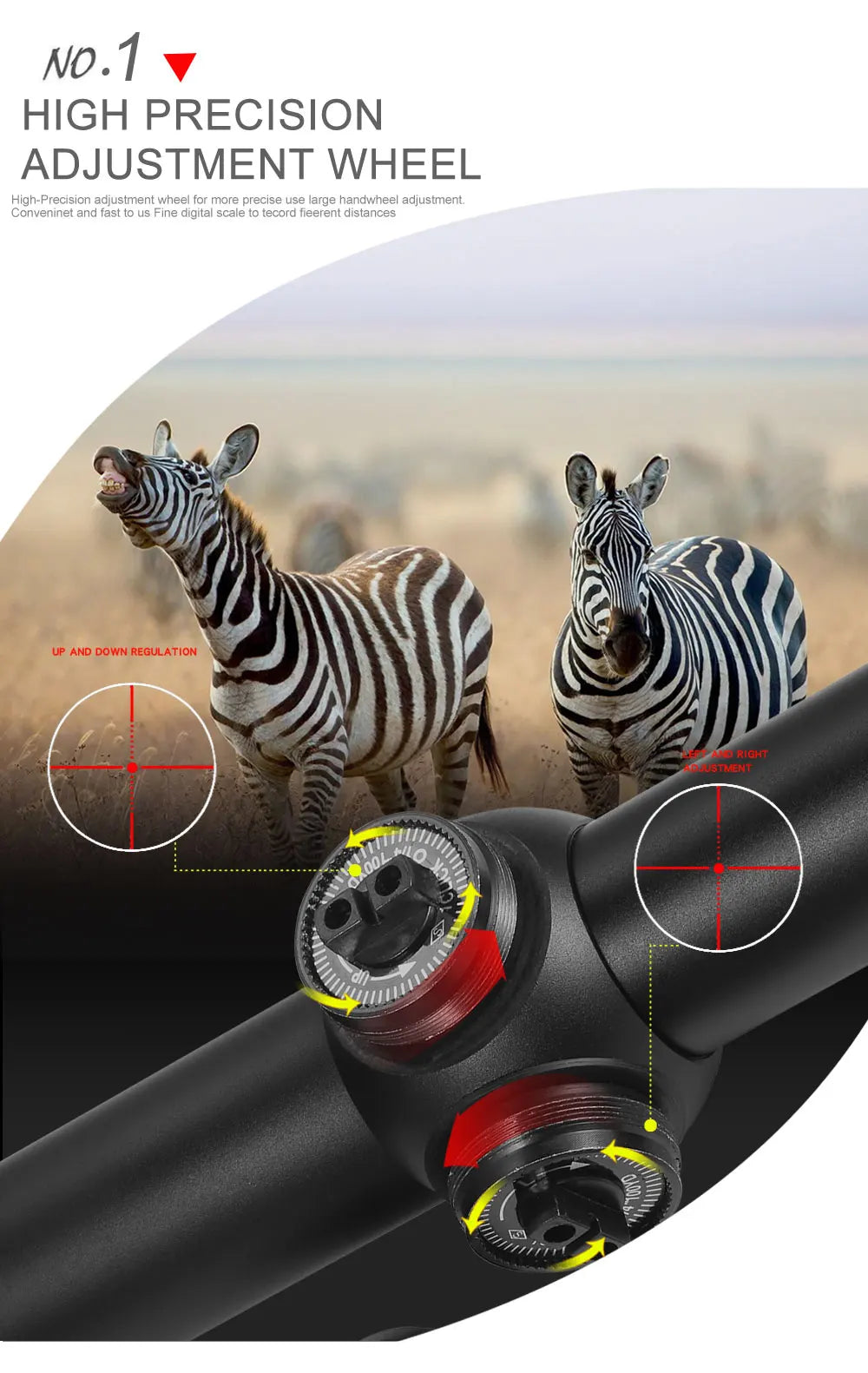 4-16x40 AO Tactical Scope Red Green Illuminated Hunting Sight with Mounts for 20mm Rail Long Range Scopes