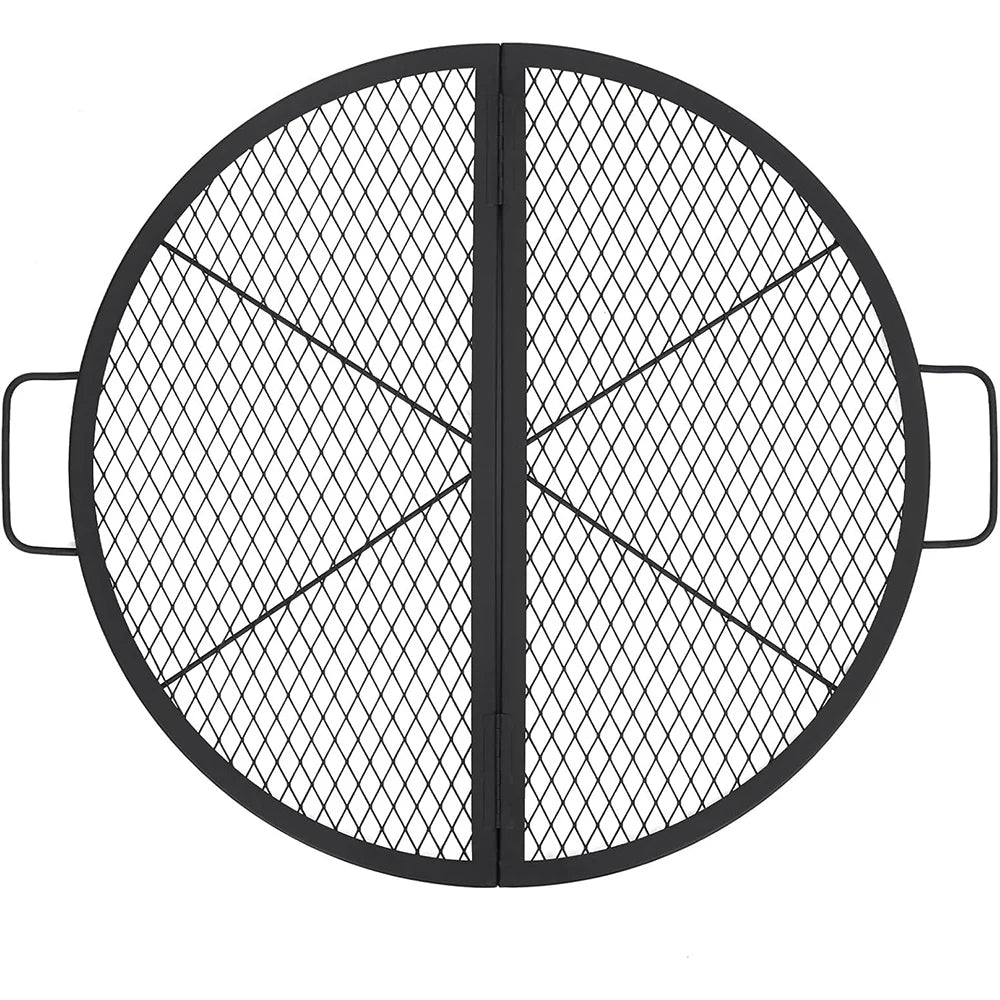 Foldable Fire Pit Cooking Grill Grate,